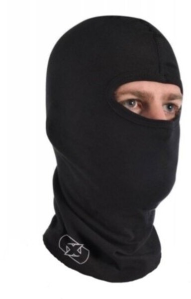 OXFORD kukla na motorku Balaclava Deluxe Merino vlna, čierna