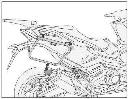 KAPPA KLX1186 nosič bočných kufrov HONDA FORZA 750 (21 – 22)