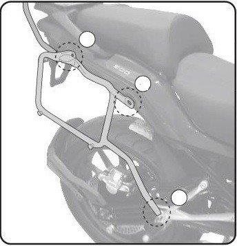 KAPPA KL8712 nosič bočných kufrov BENELLI TRK 502 (17 – 21)