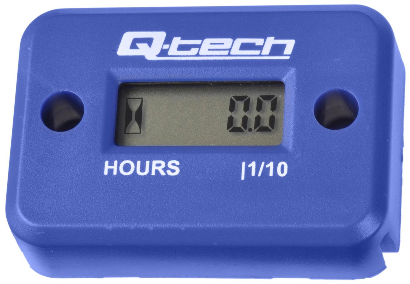 Q-TECH merač motohodín, (modrý)