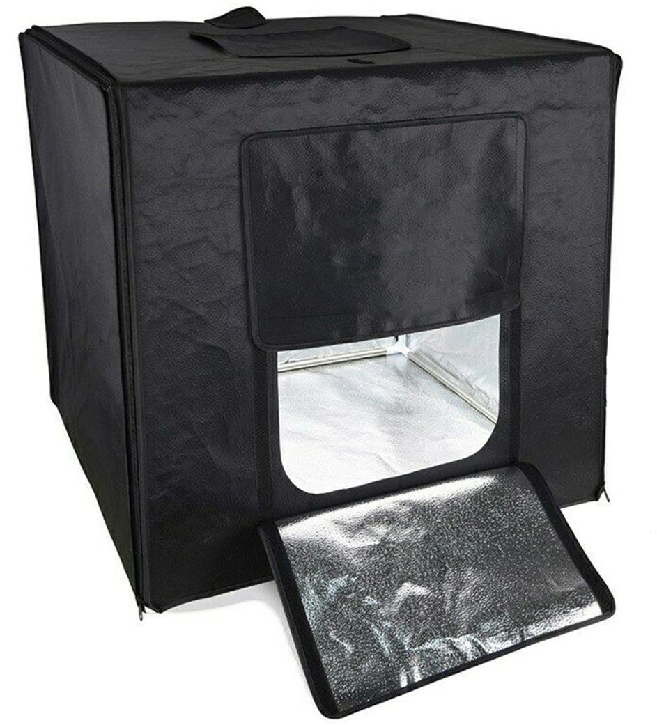 SEFIS LED svetelný fotostan – fotobox 40 × 40 × 40 cm