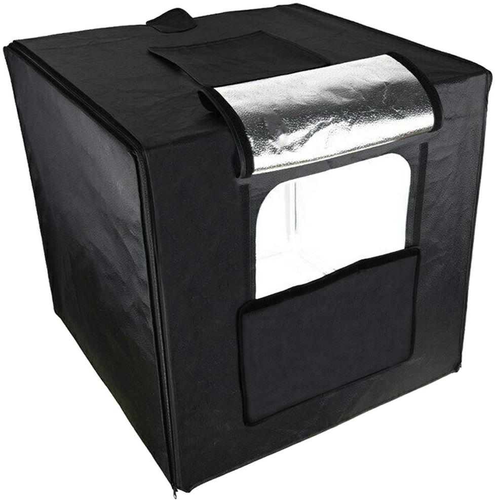 SEFIS LED svetelný fotostan – fotobox 60 × 60 × 60 cm