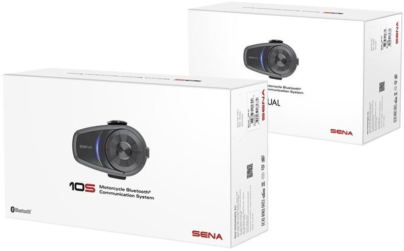 SENA Bluetooth handsfree headset 10S (dosah 1,6 km) (súprava 2 jednotiek)