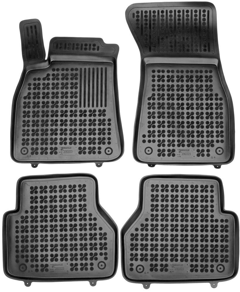 ACI AUDI A6 18- gumové koberčeky čierne s vyšším okrajom (súprava 4 ks)