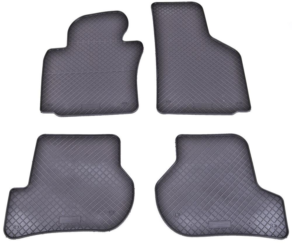 ACI ŠKODA OCTAVIA 04- gumové koberčeky čierne DESIGN (sada 4 ks)