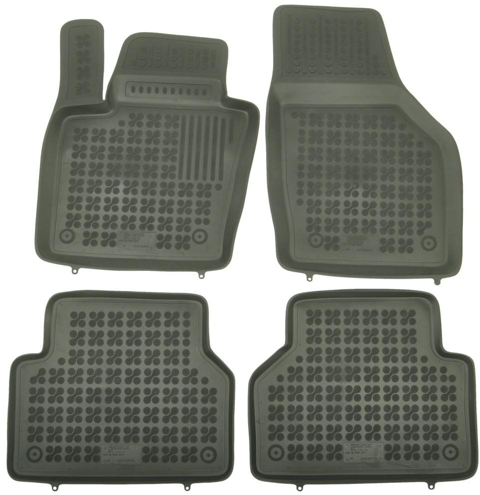 ACI AUDI Q3 6 / 11- gumové koberčeky čierne s vyšším okrajom (súprava 4 ks)