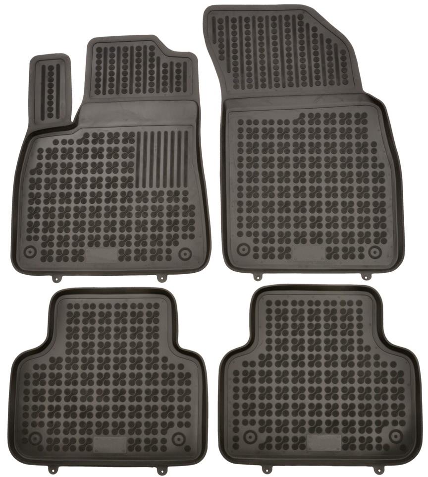 ACI AUDI Q7 15- gumové koberčeky čierne s vyšším okrajom (súprava 4 ks)