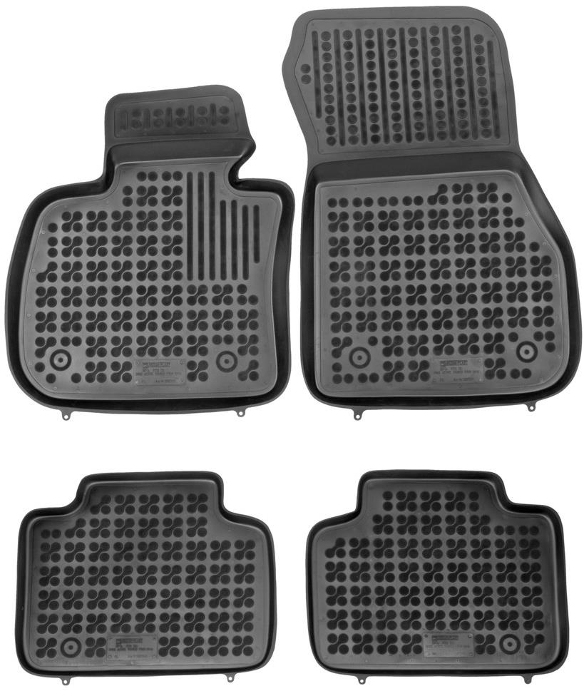 ACI BWM 2, F45 / F46, 14- gumové koberčeky čierne s vyšším okrajom (súprava 4 ks)