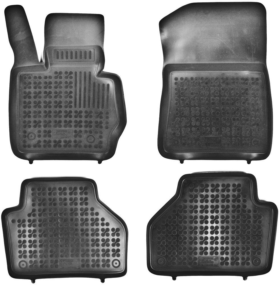 ACI BWM X3, F25, 10- gumové koberčeky čierne s vyšším okrajom (súprava 4 ks)