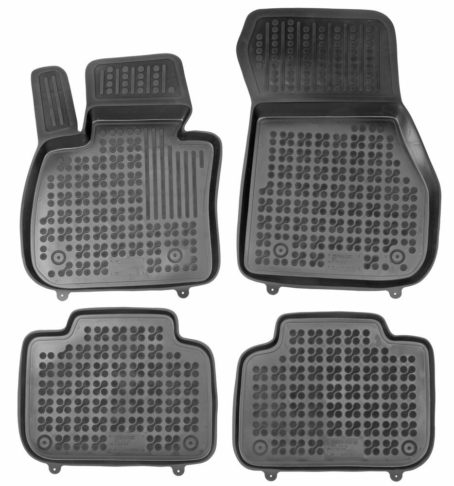 ACI BWM X1, F48, 15- gumové koberčeky čierne s vyšším okrajom (súprava 4 ks)