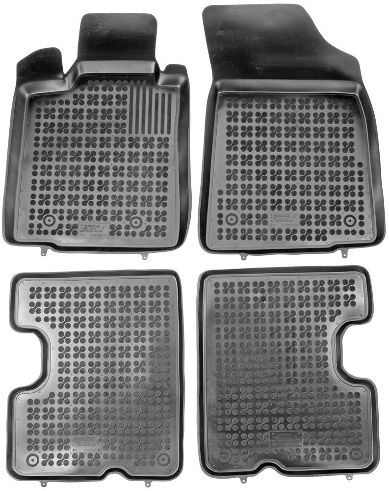ACI DACIA Logan 08- gumové koberčeky čierne Kombi (súprava 4 ks)