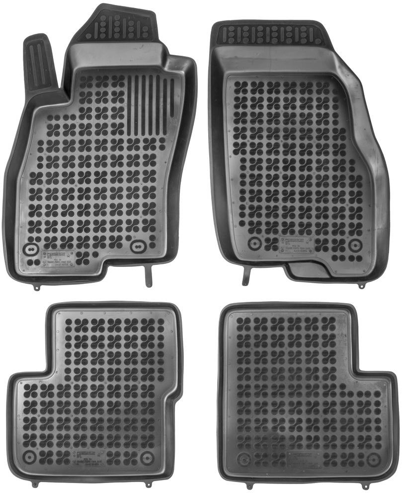 ACI FIAT Grande Punto 05 – 08 gumové koberčeky čierne s vyšším okrajom (súprava 4 ks)