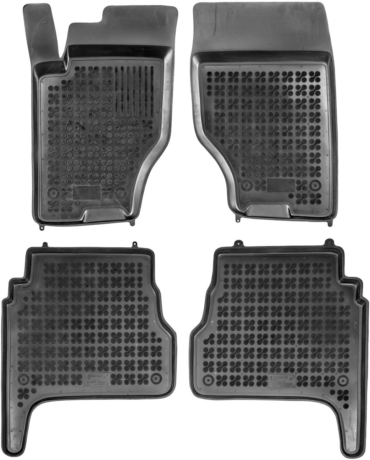 ACI KIA Sorento 02 – 09 gumové koberčeky čierne s vyšším okrajom (súprava 4 ks)