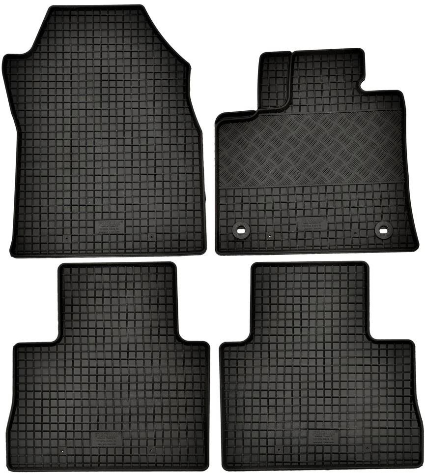 ACI TOYOTA RAV4, 18- gumové koberčeky čierne (súprava 4 ks)