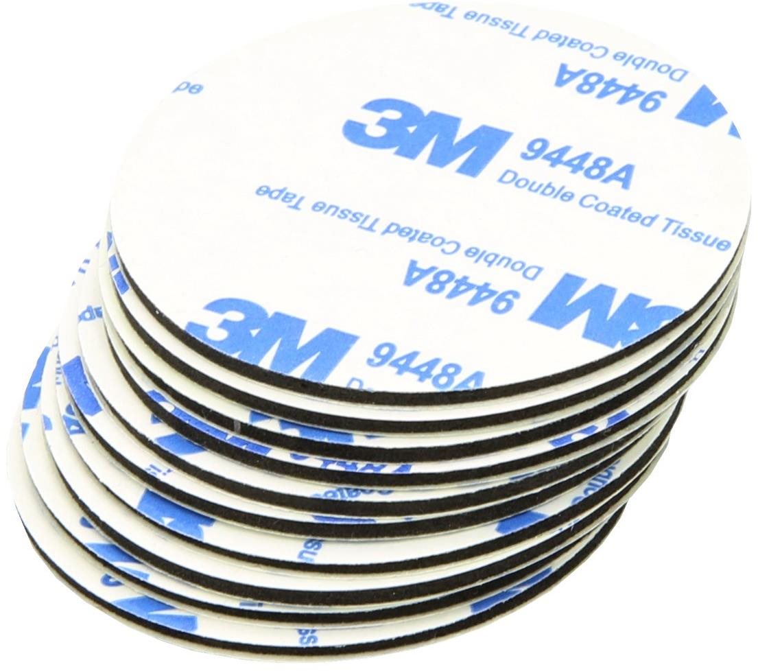 3M čierna obojstranná samolepka O 50 mm 10 ks