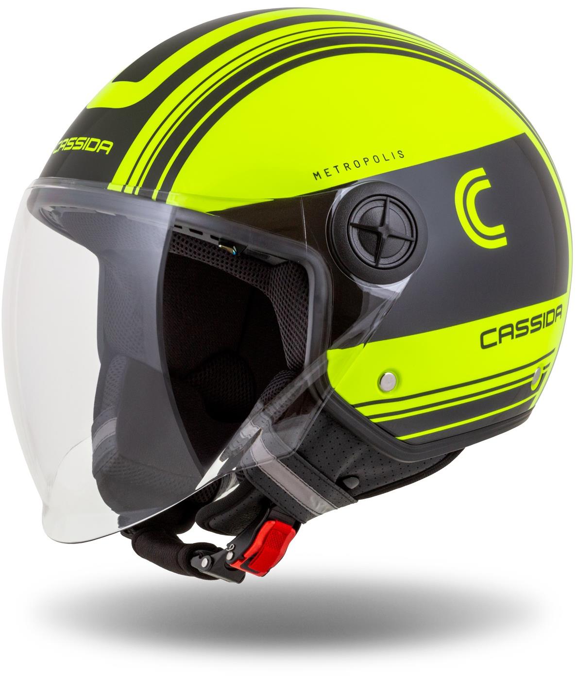 CASSIDA prilba Handy Metropolis Safety (žltá fluo/čierna/reflexná sivá) 2023 S (55 až 56 cm)