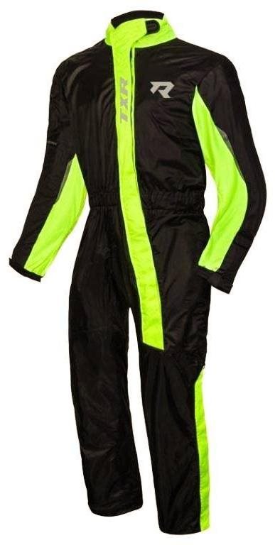 TXR Kombinéza do dažďa čierno-fluo žltá, veľkosť XXL