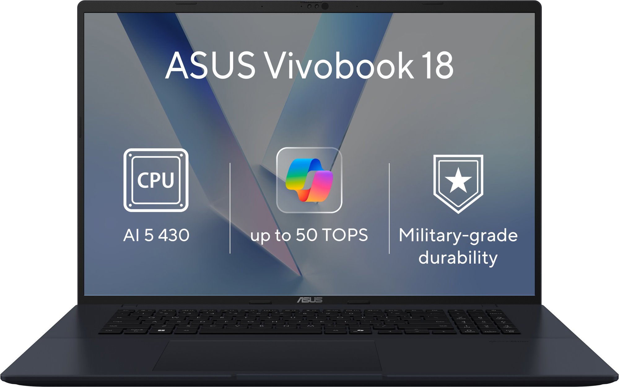 ASUS Vivobook 18 M1807GA-S8002WZ Quiet Blue (bez adaptéra)
