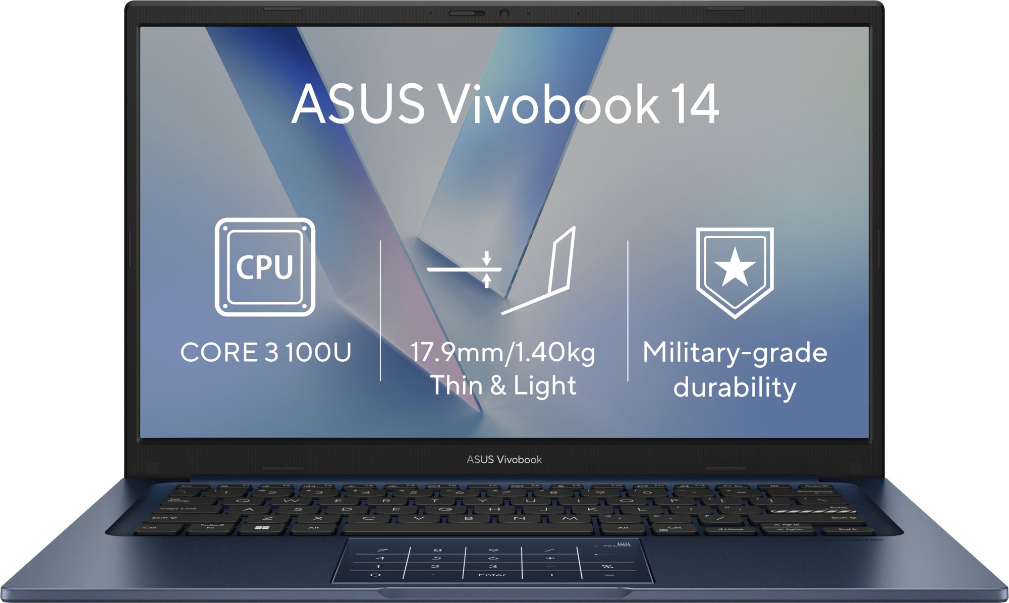 ASUS Vivobook 14 X1404VA-EB2174Z Quiet Blue (bez adaptéra)