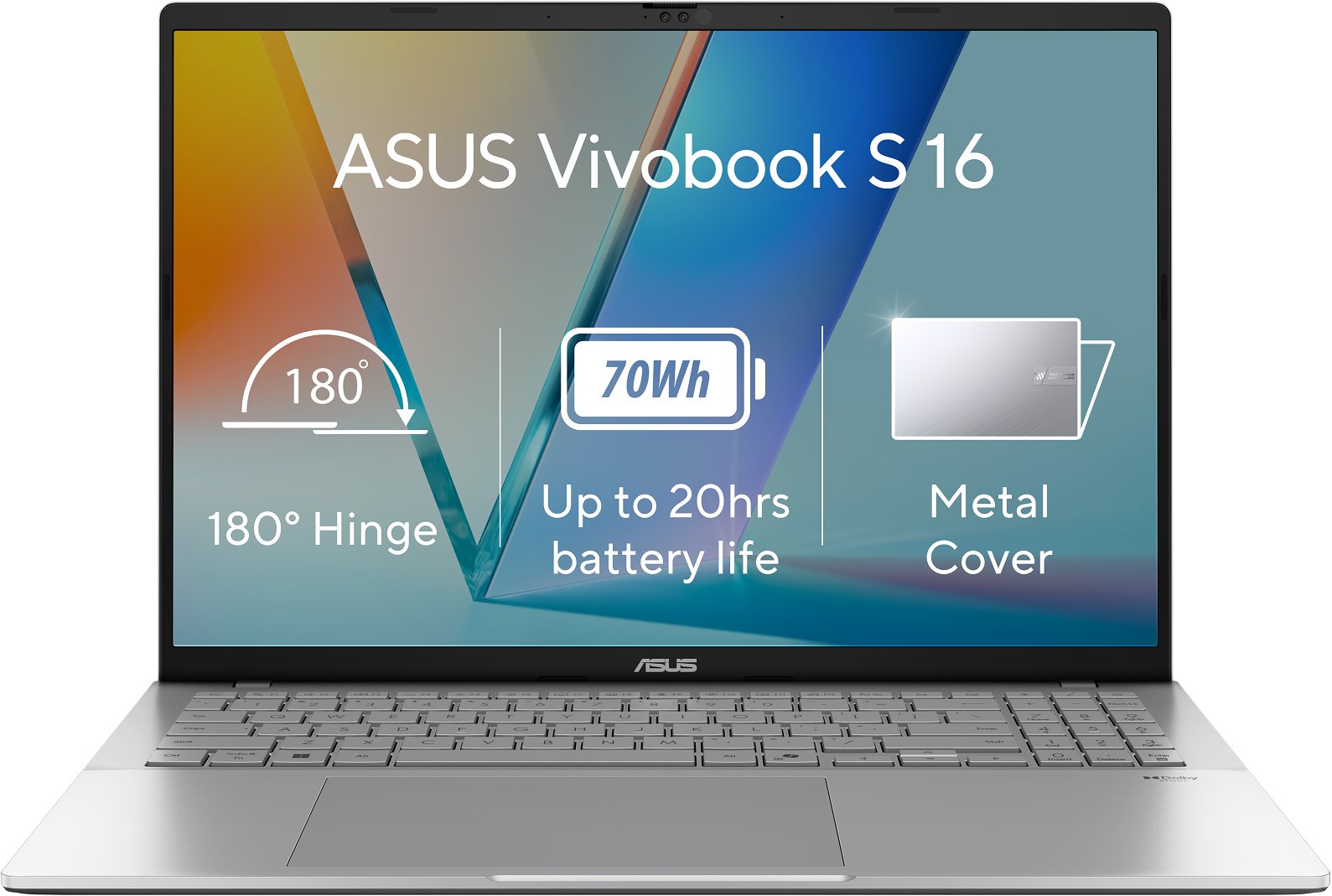 ASUS Vivobook S16 S3607VA-RP100W Cool Silver kovový