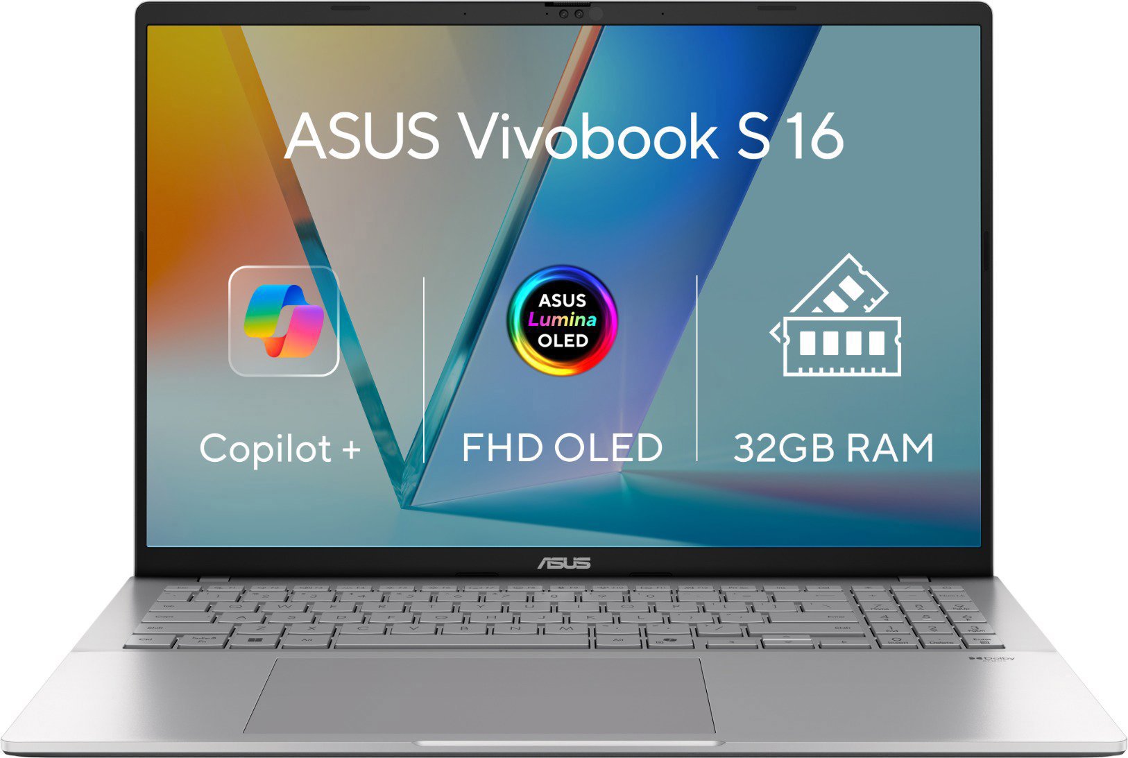 ASUS Vivobook S16 S3607QA-OLED064W Cool Silver celokovový