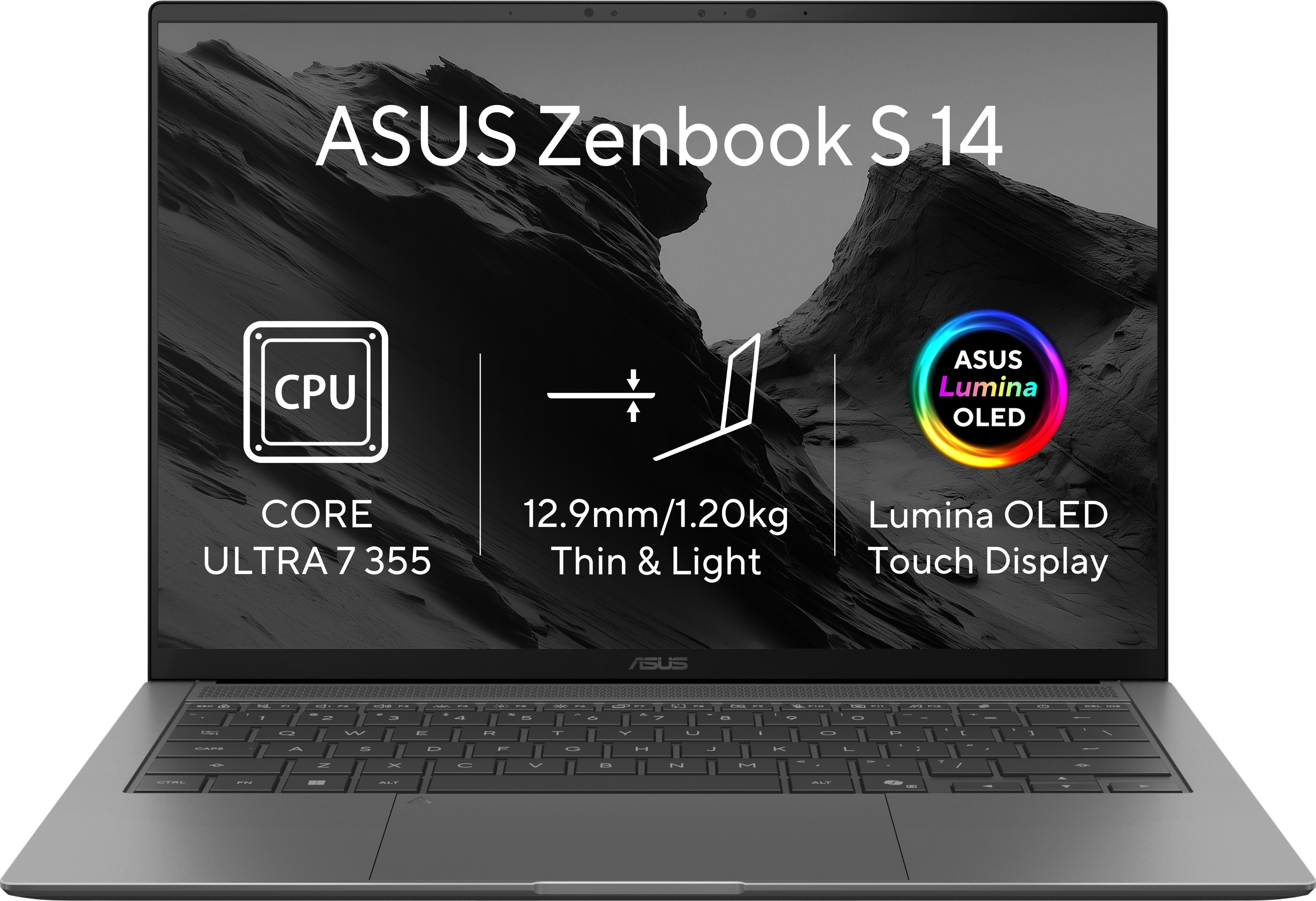 ASUS Zenbook S 14 UX5406AA-OLED462WZ Antrim Gray (bez adaptéra)