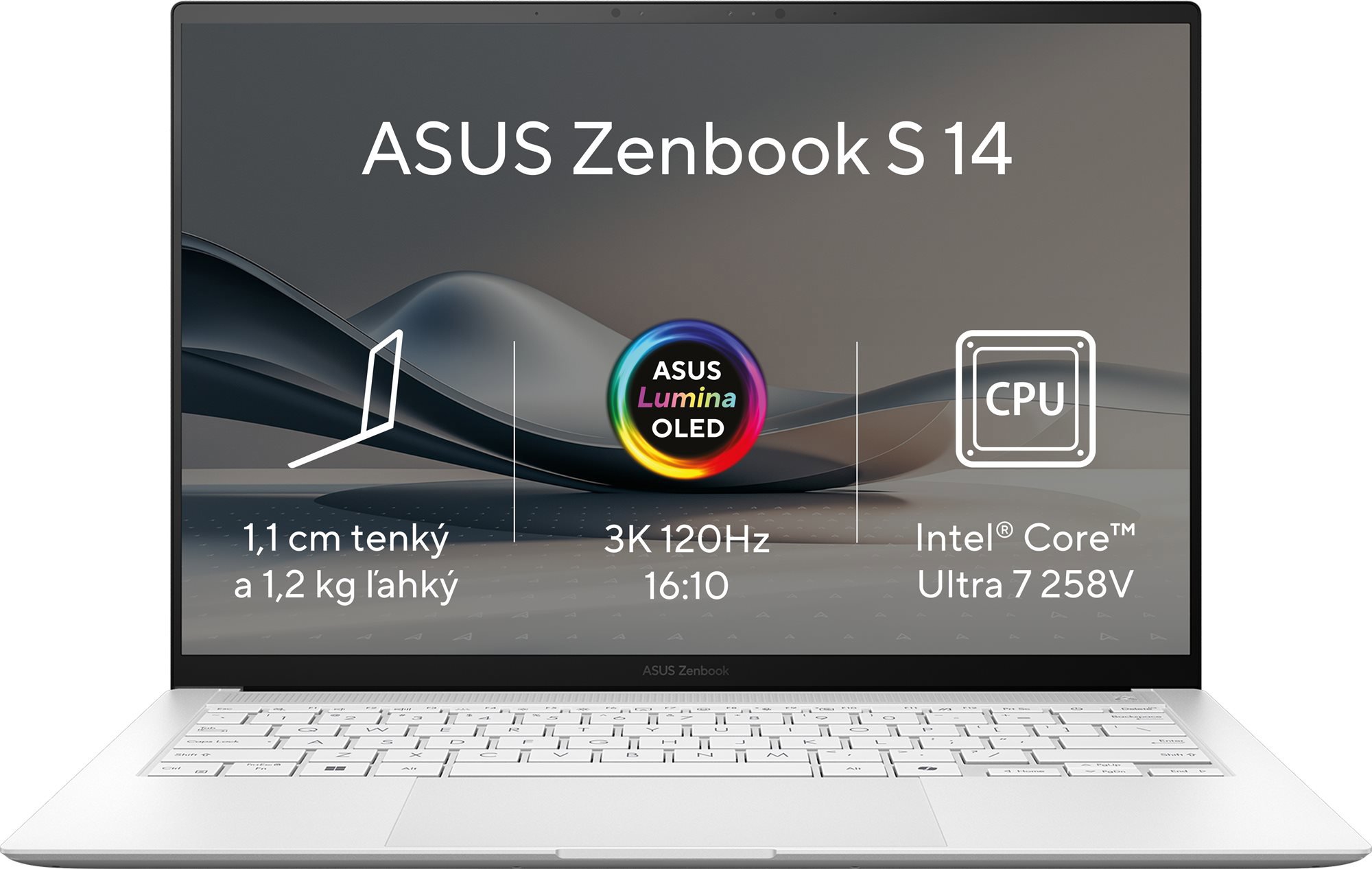ASUS Zenbook S 14 UX5406SA-OLED701X Scandinavian White (bez adaptéru)