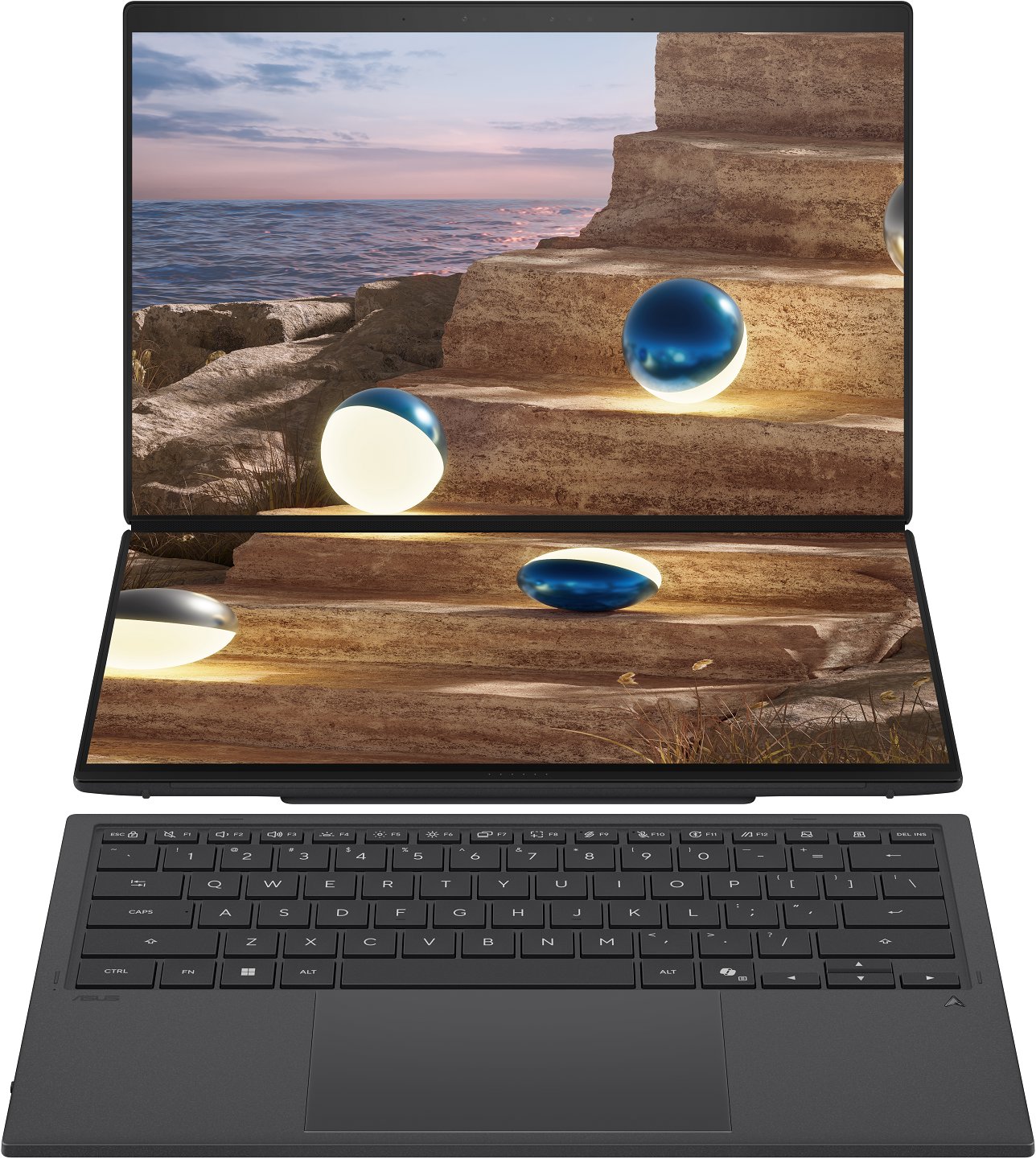 ASUS Zenbook DUO UX8407AA-OLED514X Moher Gray celokovový (bez adaptéru)
