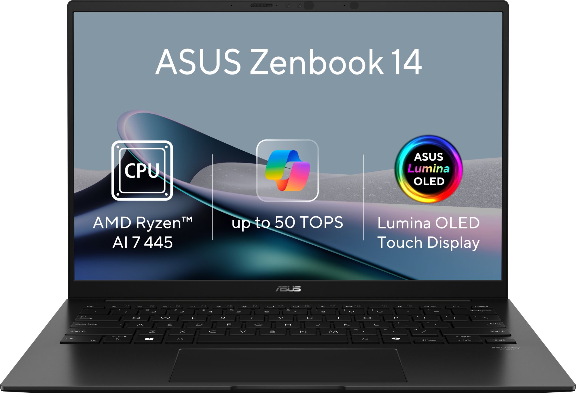 ASUS Zenbook 14 UM3406GA-OLED286WZ Jade Black (bez adaptéra)