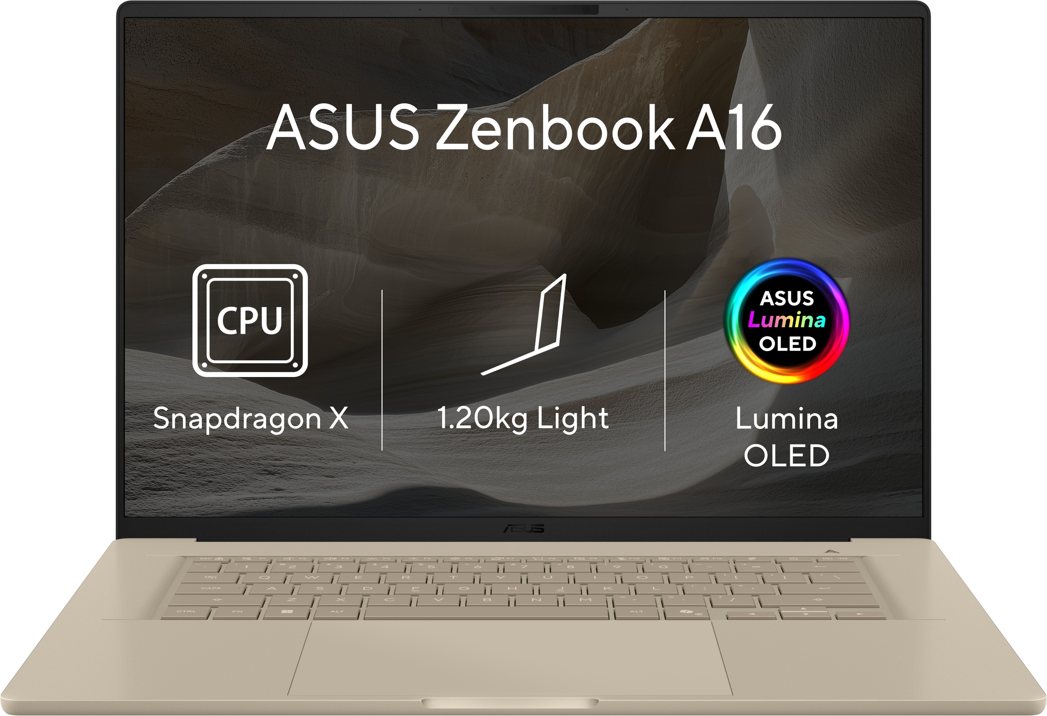 ASUS Zenbook A16 UX3607QA-OLED104WZ Zabriskie Beige (bez adaptéra)