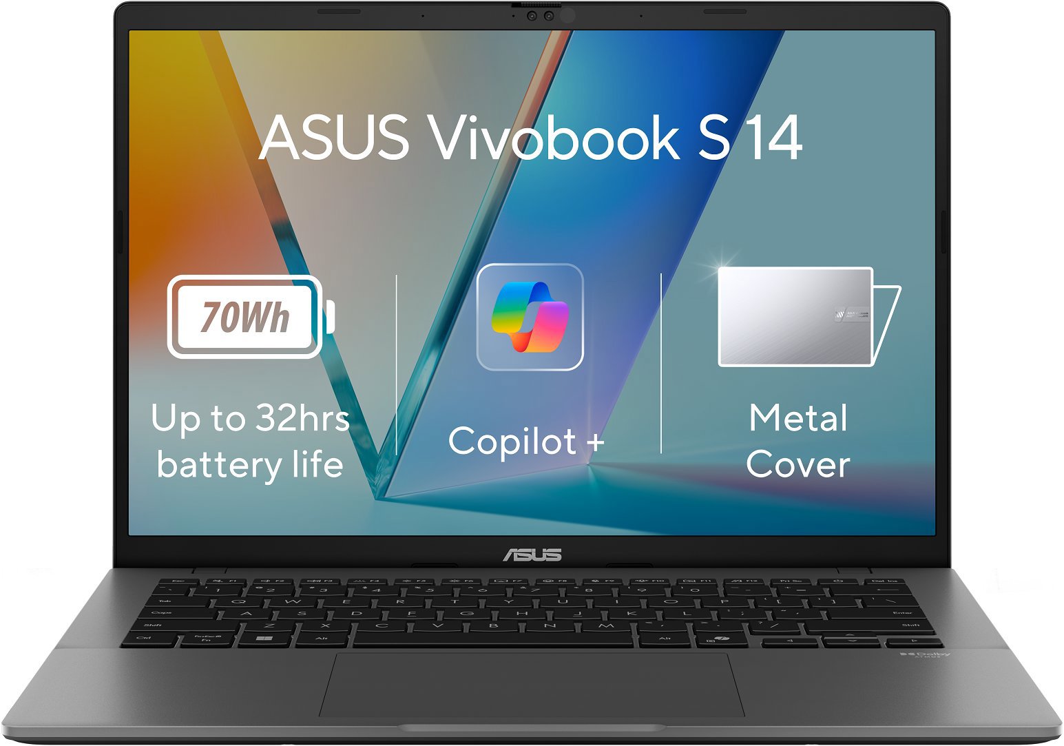 ASUS Vivobook S14 S3407QA-OLED063W Matte Gray kovový