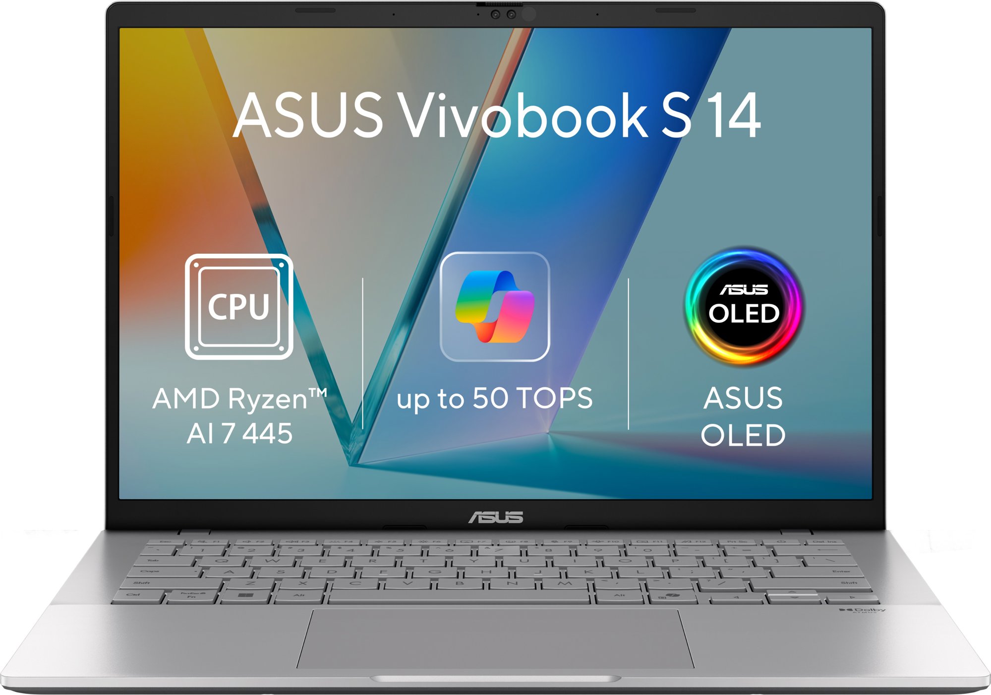 ASUS Vivobook S14 M3407GA-OLED013WZ Cool Silver (bez adaptéra)