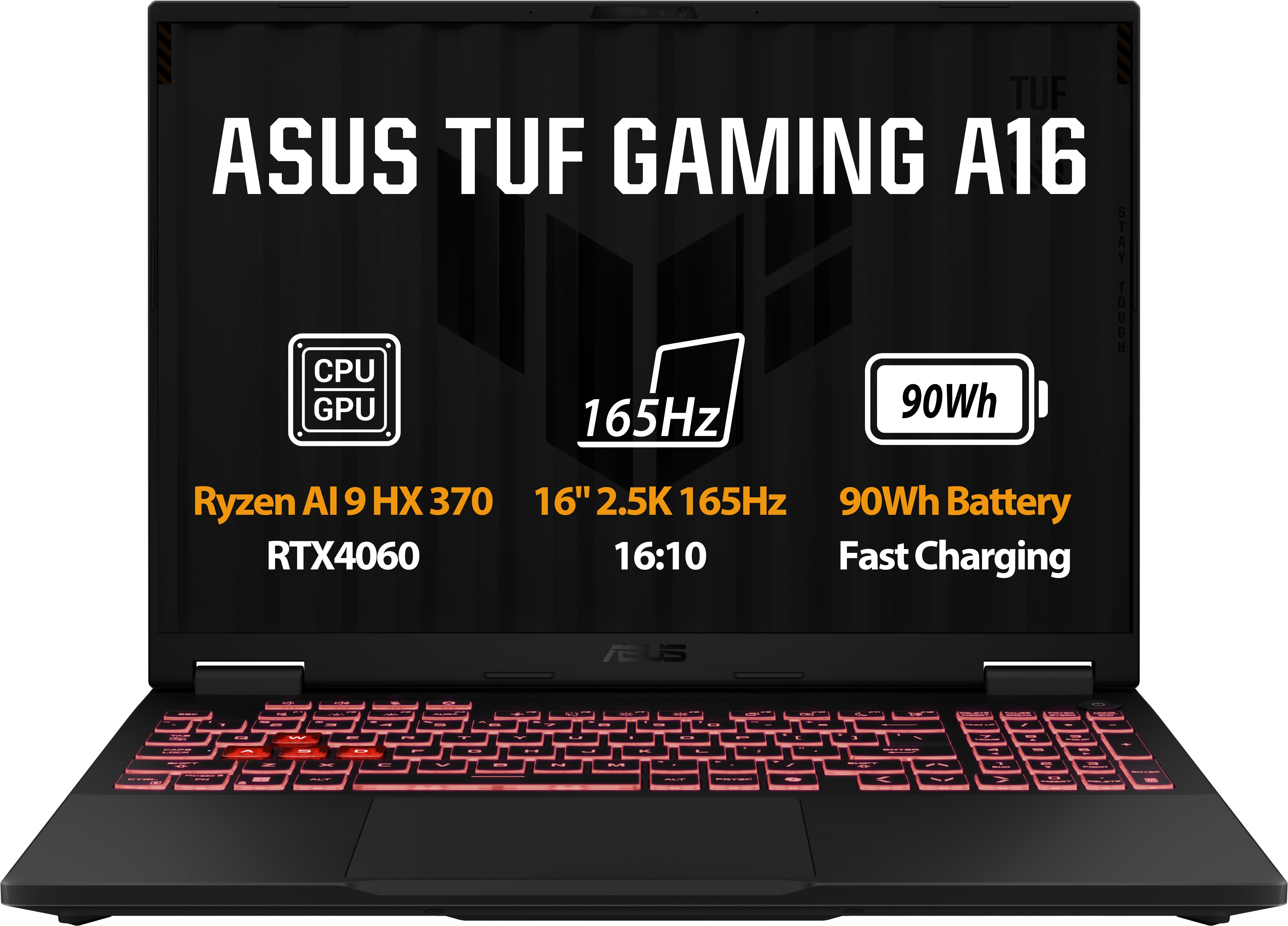ASUS TUF Gaming A16 FA608WV-QT015W Jaeger Gray kovový