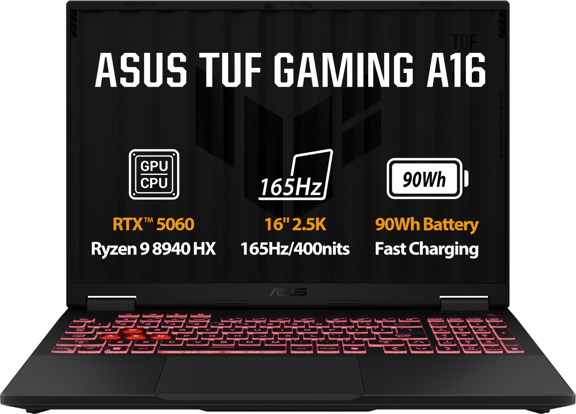ASUS TUF Gaming A16 FA608PM-QT014W Jaeger Gray kovový