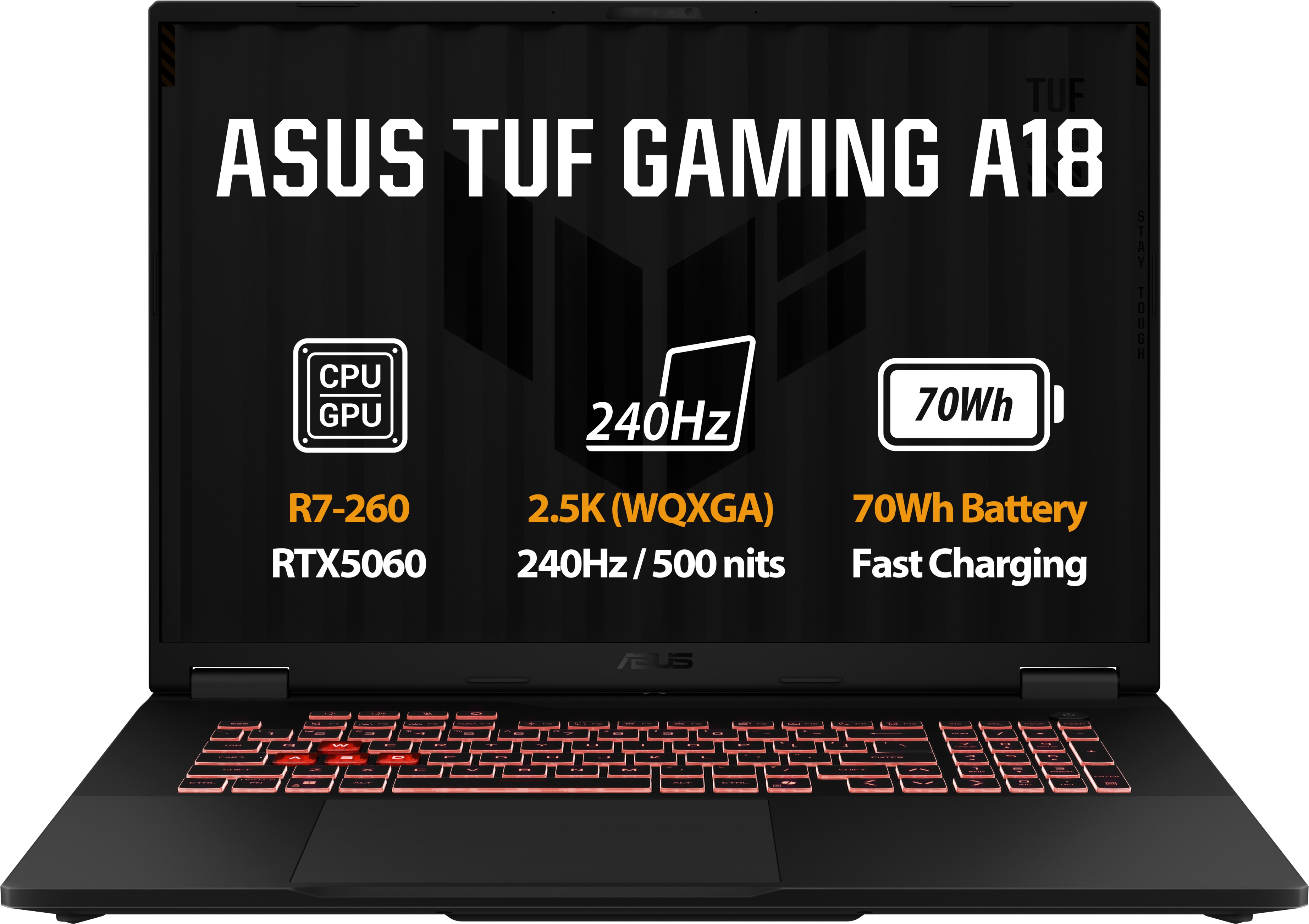 ASUS TUF Gaming A18 FA808UM-S9143Z Jaeger Gray (bez adaptéra)