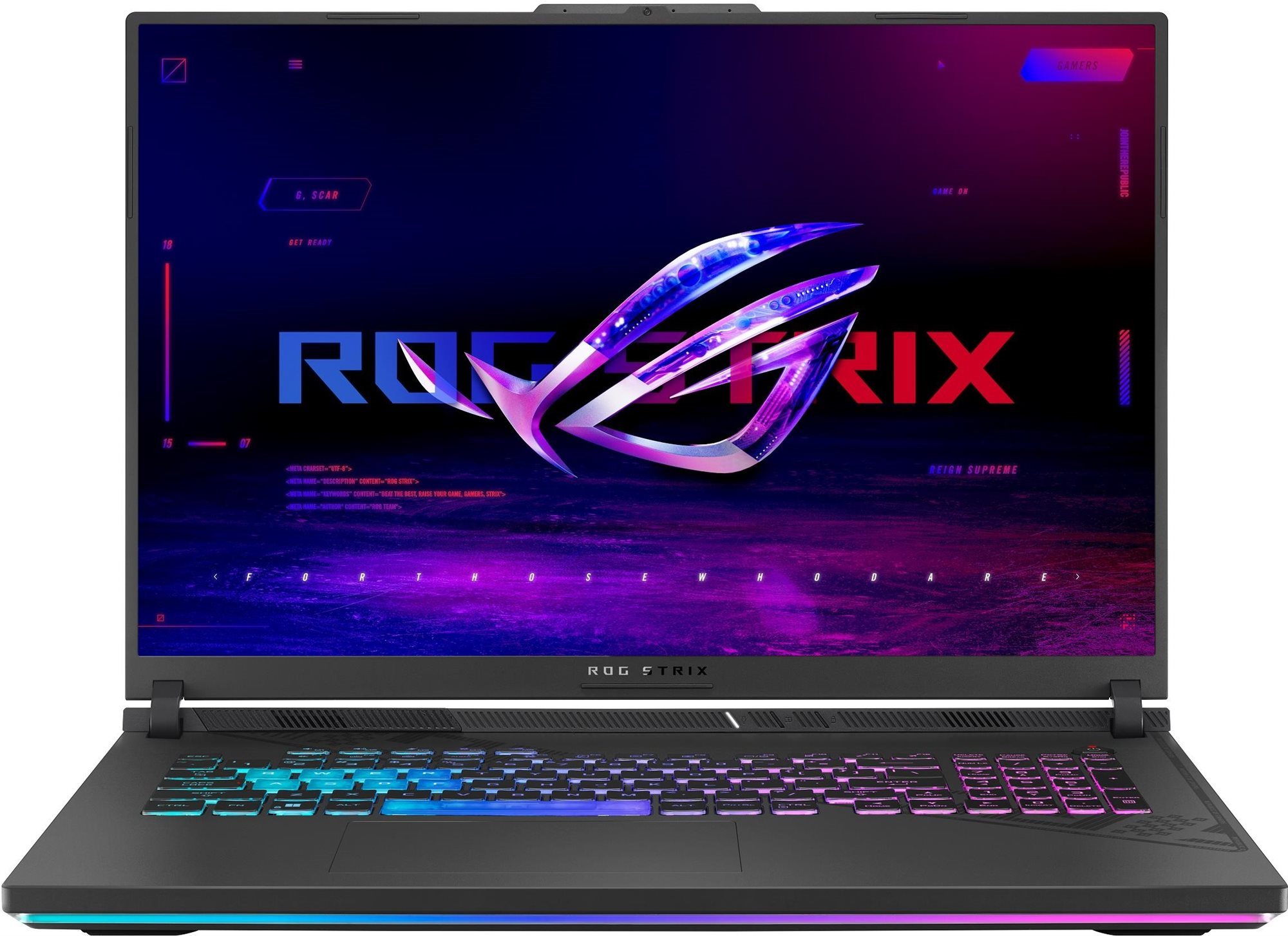 ASUS ROG Strix G18 G814JIR-N6003W Eclipse Gray kovový