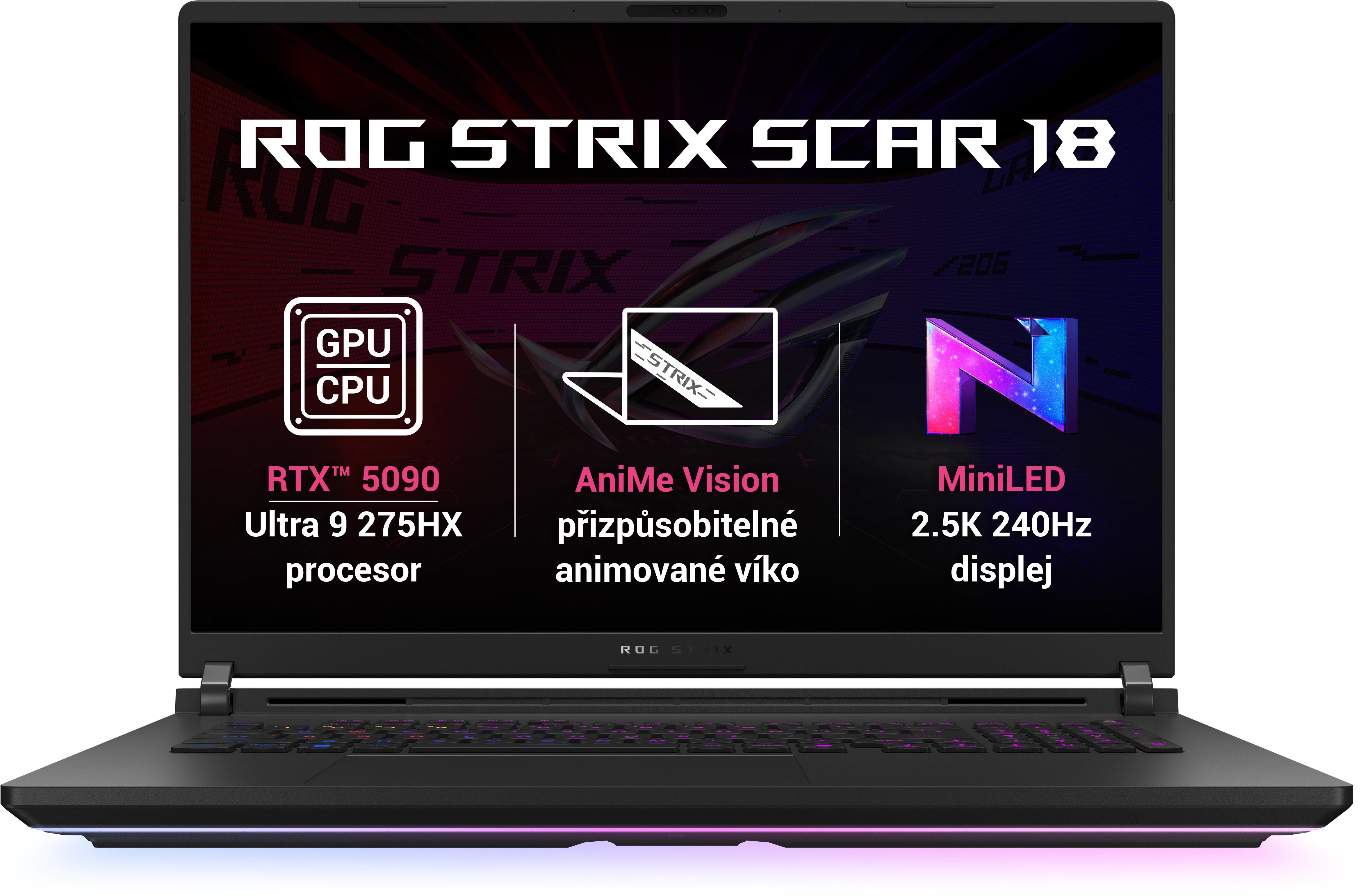 ASUS ROG Strix SCAR 18 G835LX-NEBULA007X Off Black