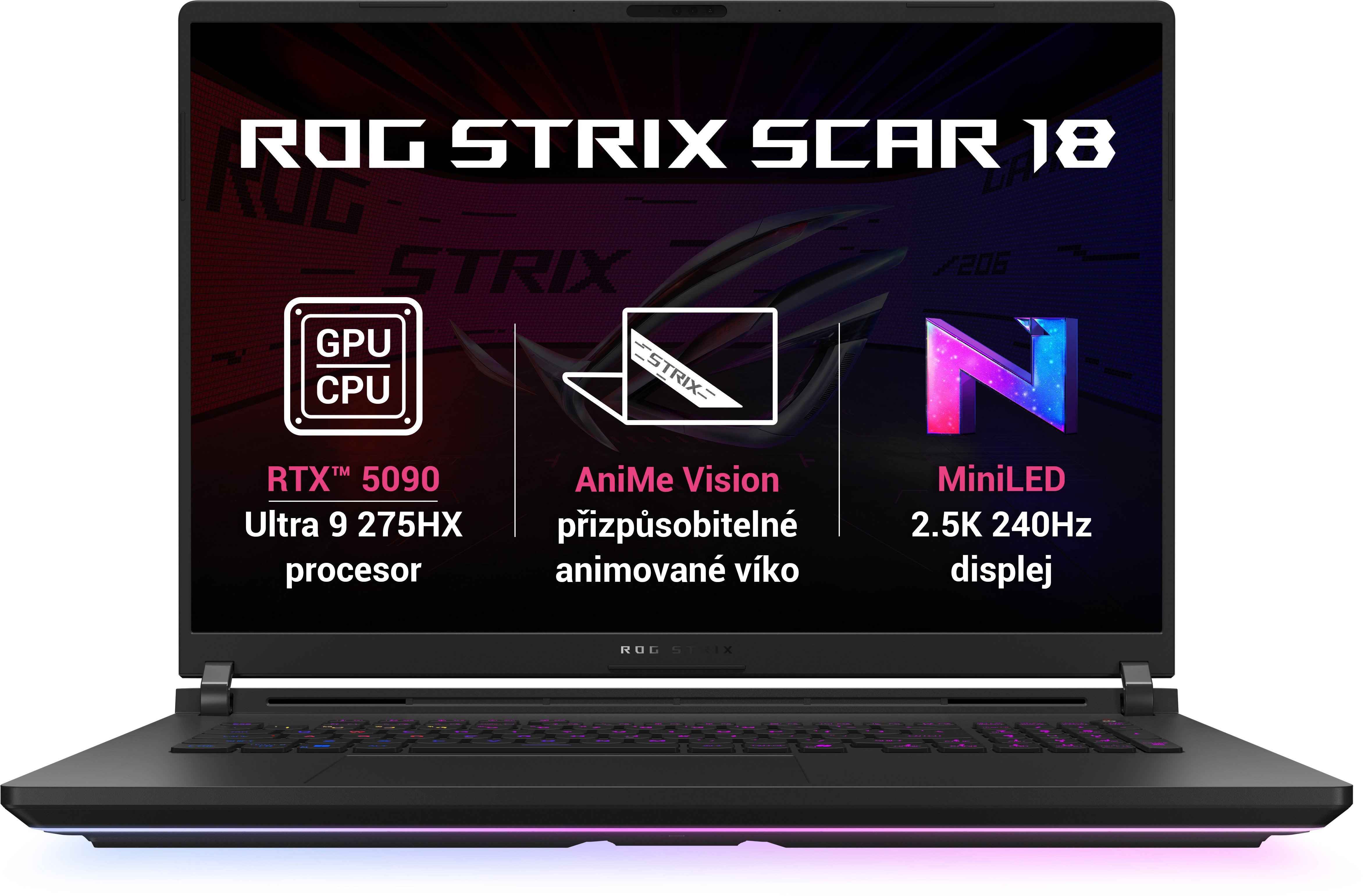 ASUS ROG Strix SCAR 18 G835LX-NEBULA077 Off Black