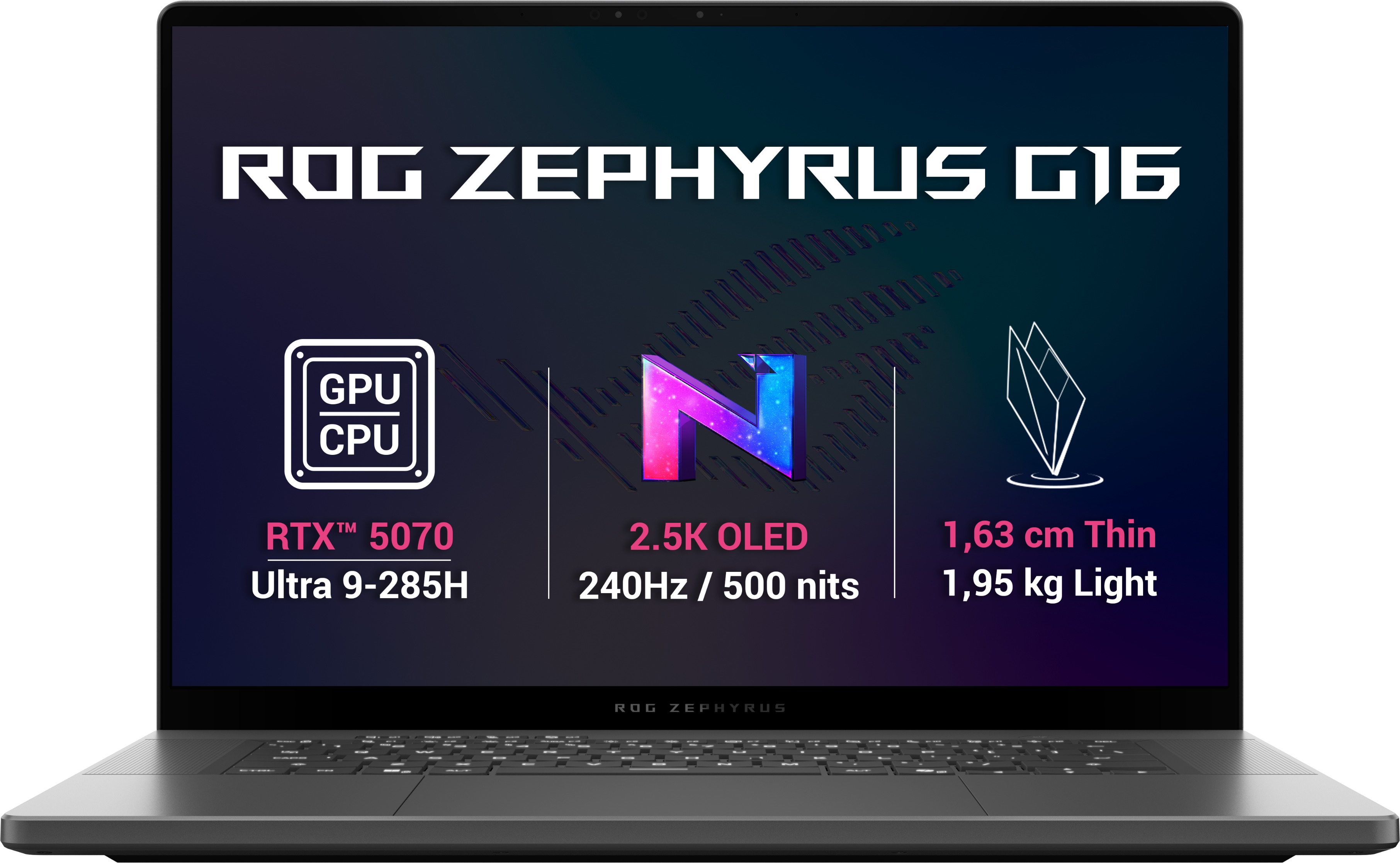 ASUS ROG Zephyrus G16 GU605CP-NEBULA003Z Eclipse Gray (bez adaptéra)