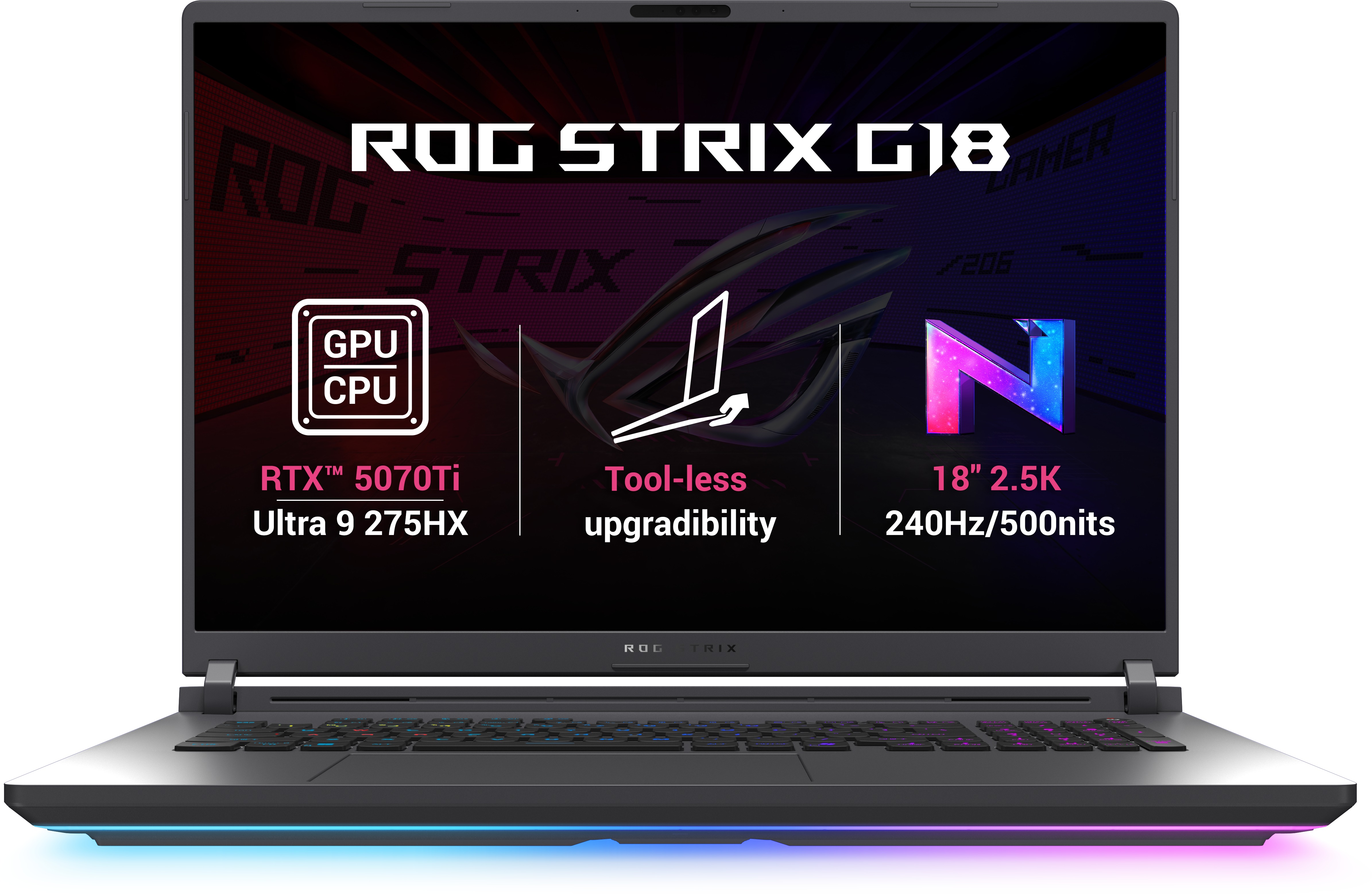 ASUS ROG Strix G18 G815LR-NEBULA002W Eclipse Gray kovový