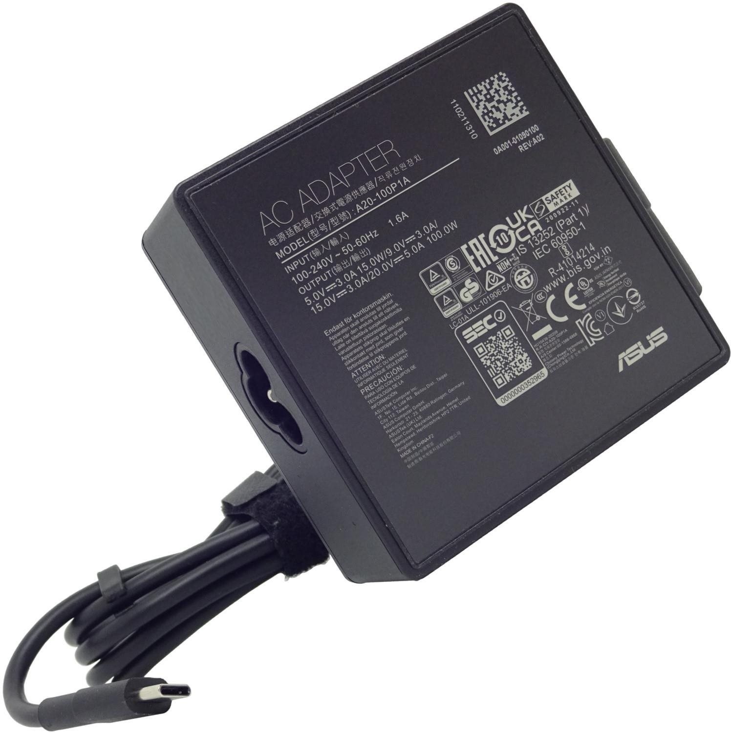 ASUS ADAPTER 100 W PD 3P(TYPE C) orig. ASUS (konektor USB-C)