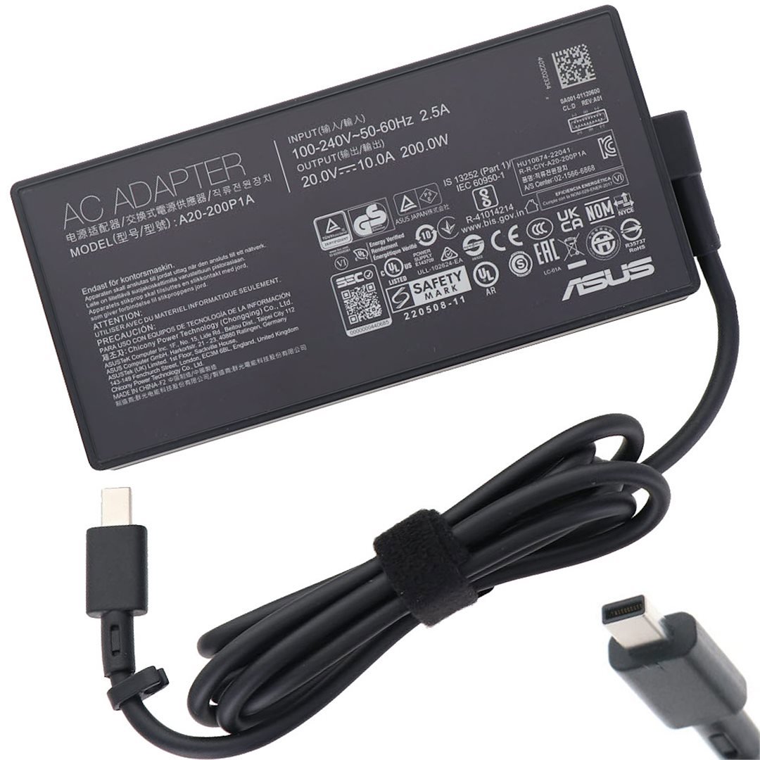 ASUS 200W 20V 3P (konektor RECTANGLE)
