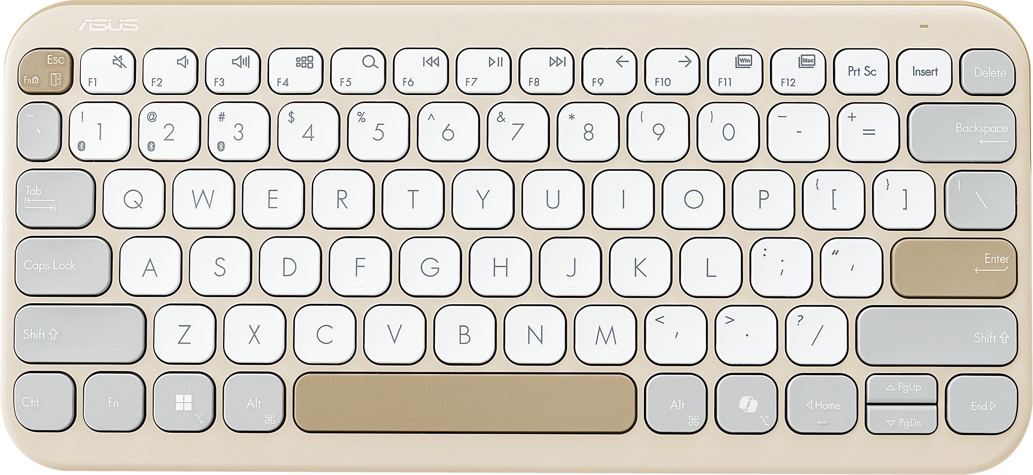 ASUS Marshmallow KW100 Oat Milk (Copilot kláves) – CZ/SK