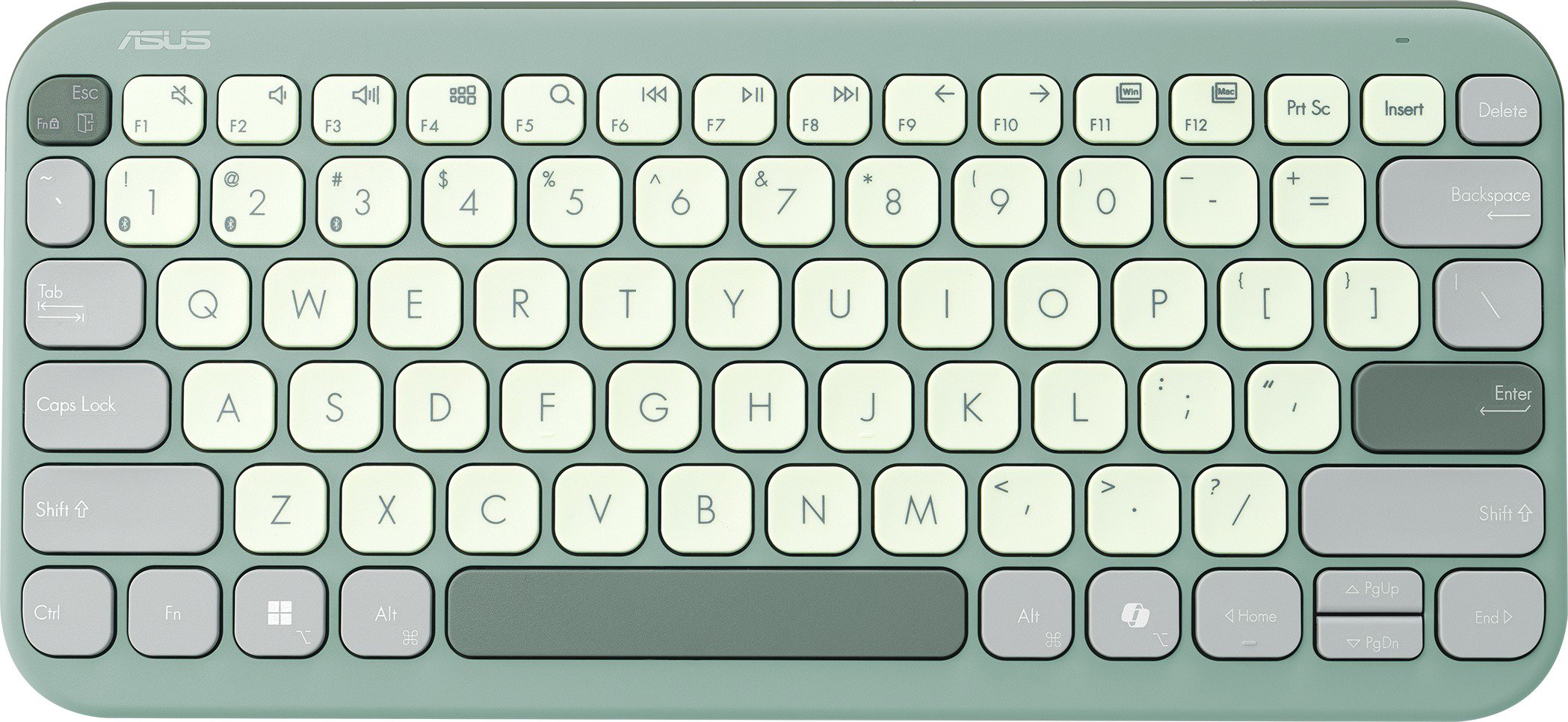 ASUS Marshmallow KW100 Zelená (Copilot kláves) – CZ/SK