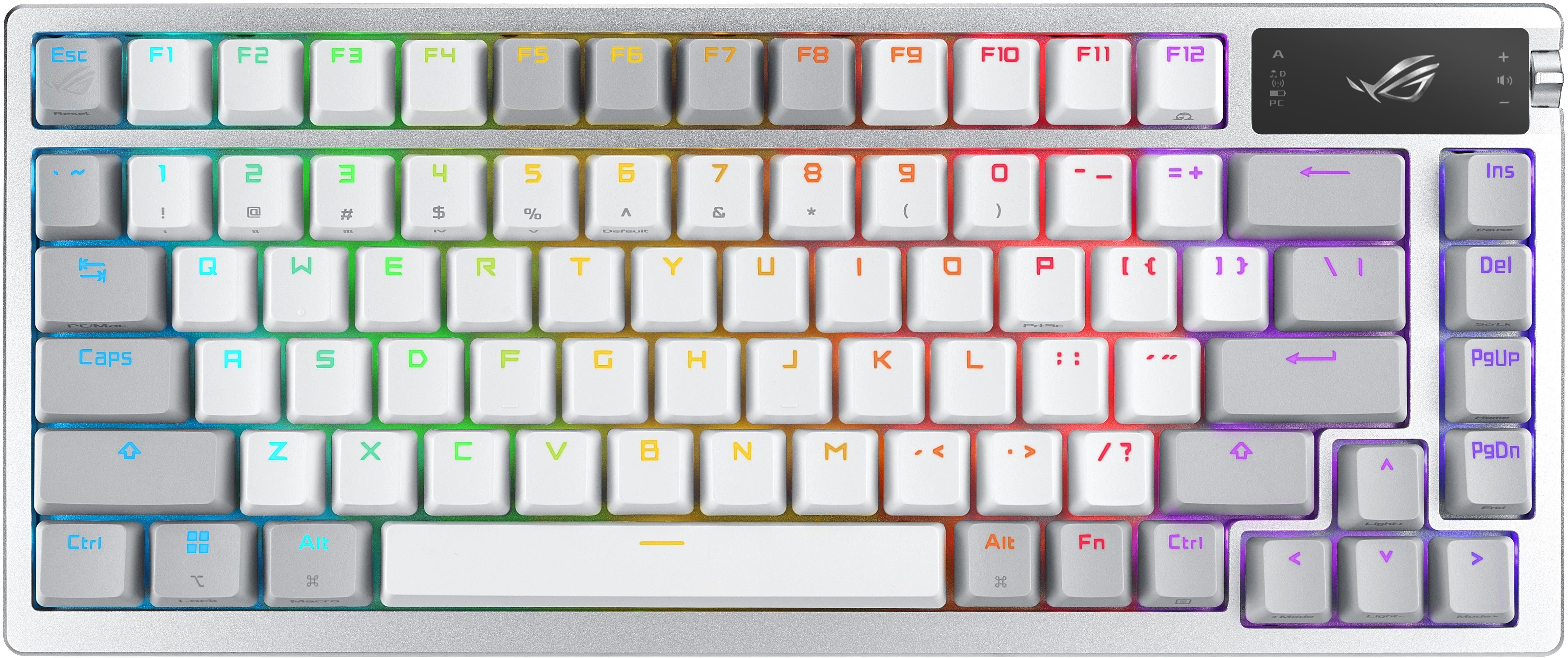 ASUS ROG AZOTH Moonlight White (ROG NX Snow/PBT) – US