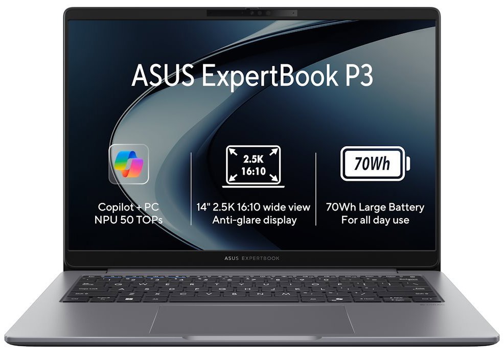 ASUS ExpertBook P3 PM3406CKA-NZR516512W Misty Grey