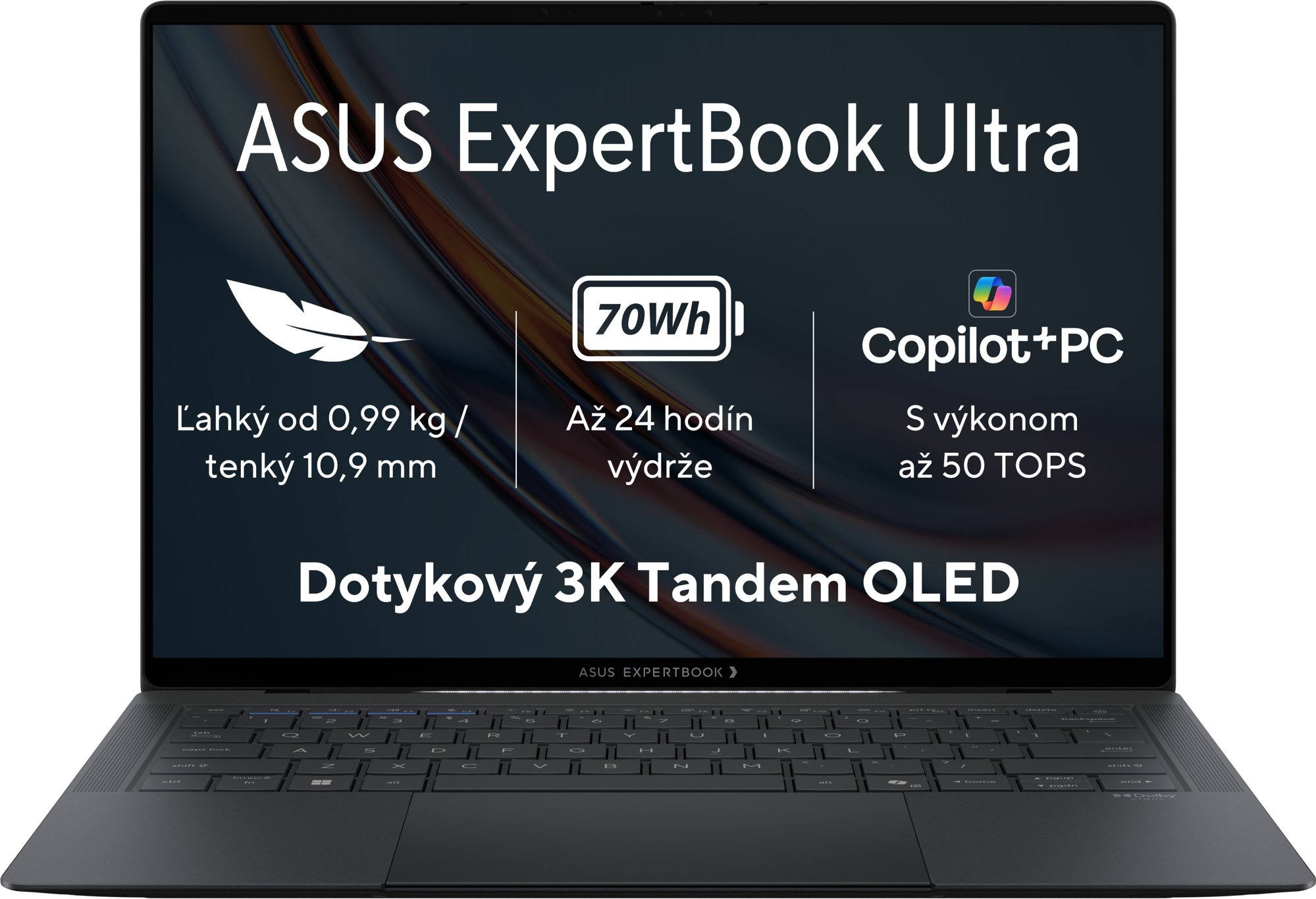 ASUS ExpertBook Ultra B9406CAA-OLEDU7321BX Jet Fog celokovový