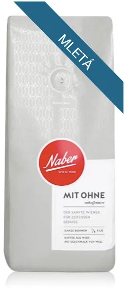 Naber Kaffee Mit Ohne, 250g, mletá