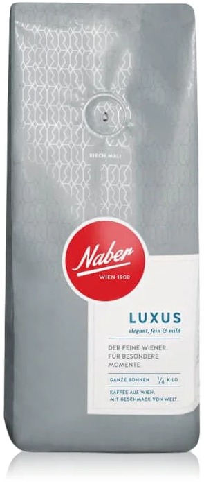 Naber Kaffee Luxus, 250g, zrnková
