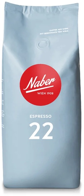 Naber Káva Espresso 22, 1000 g, zrnková